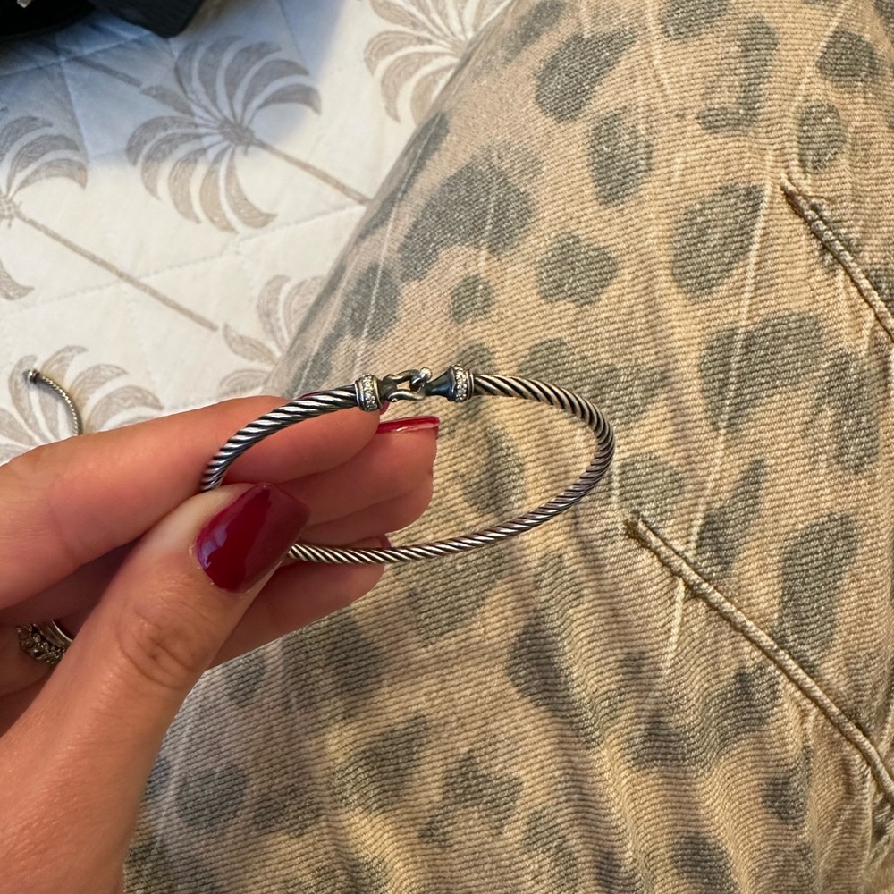 David Yurman Buckle Bracelet with Diamonds